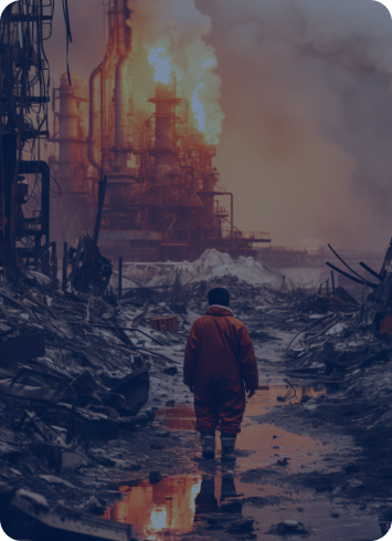 Oil field accident