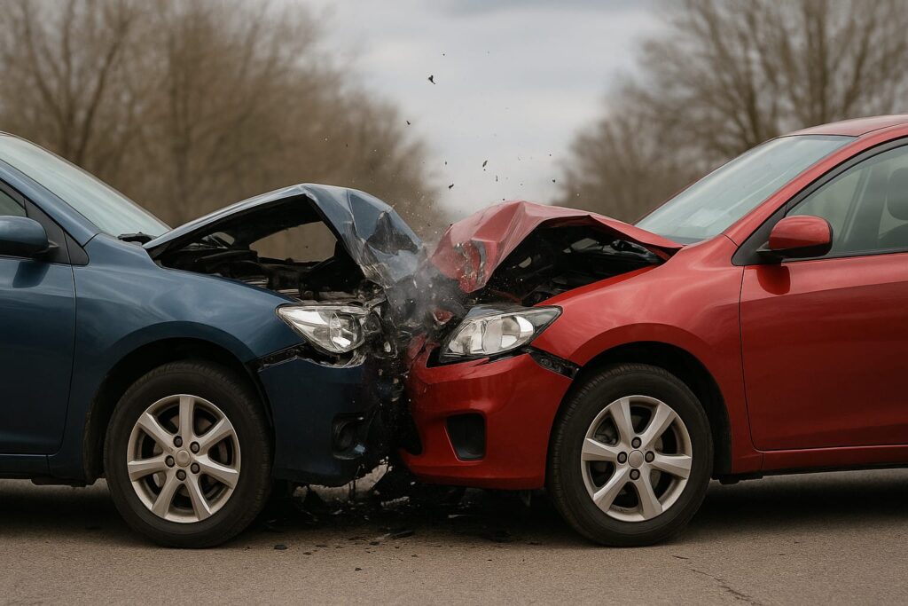 Head-on collision