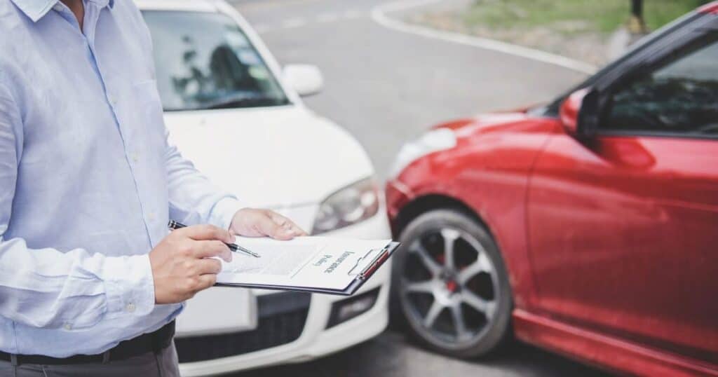 Minor car accident lawyer consulting with a client about legal options after a minor car accident in Houston