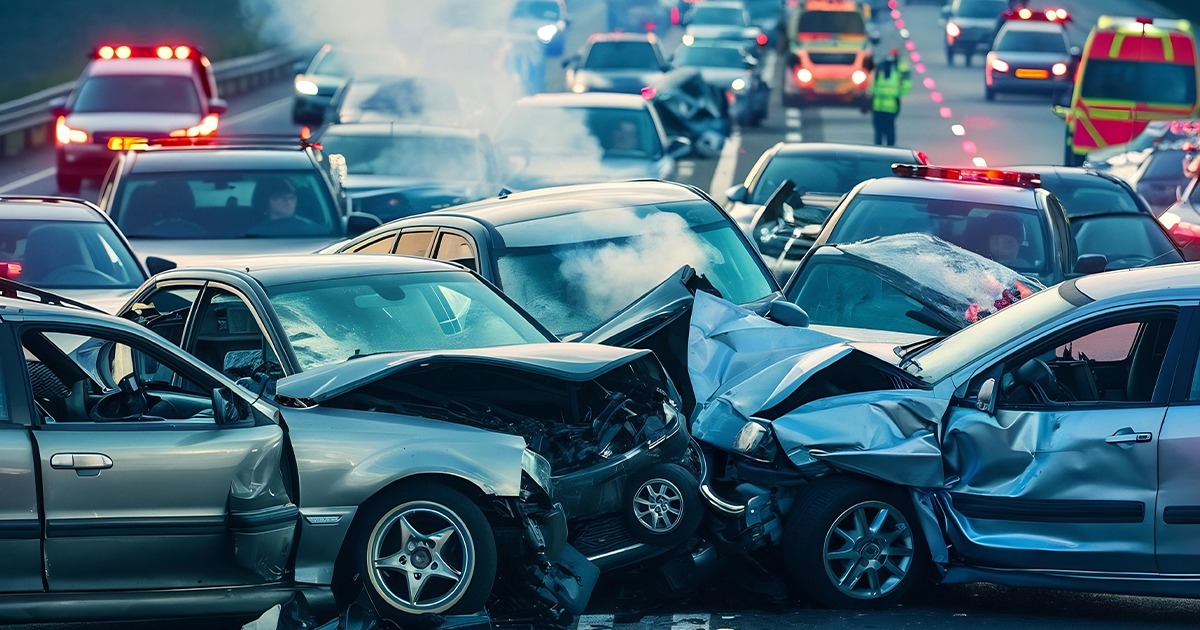Car Pile Up Liability in Houston